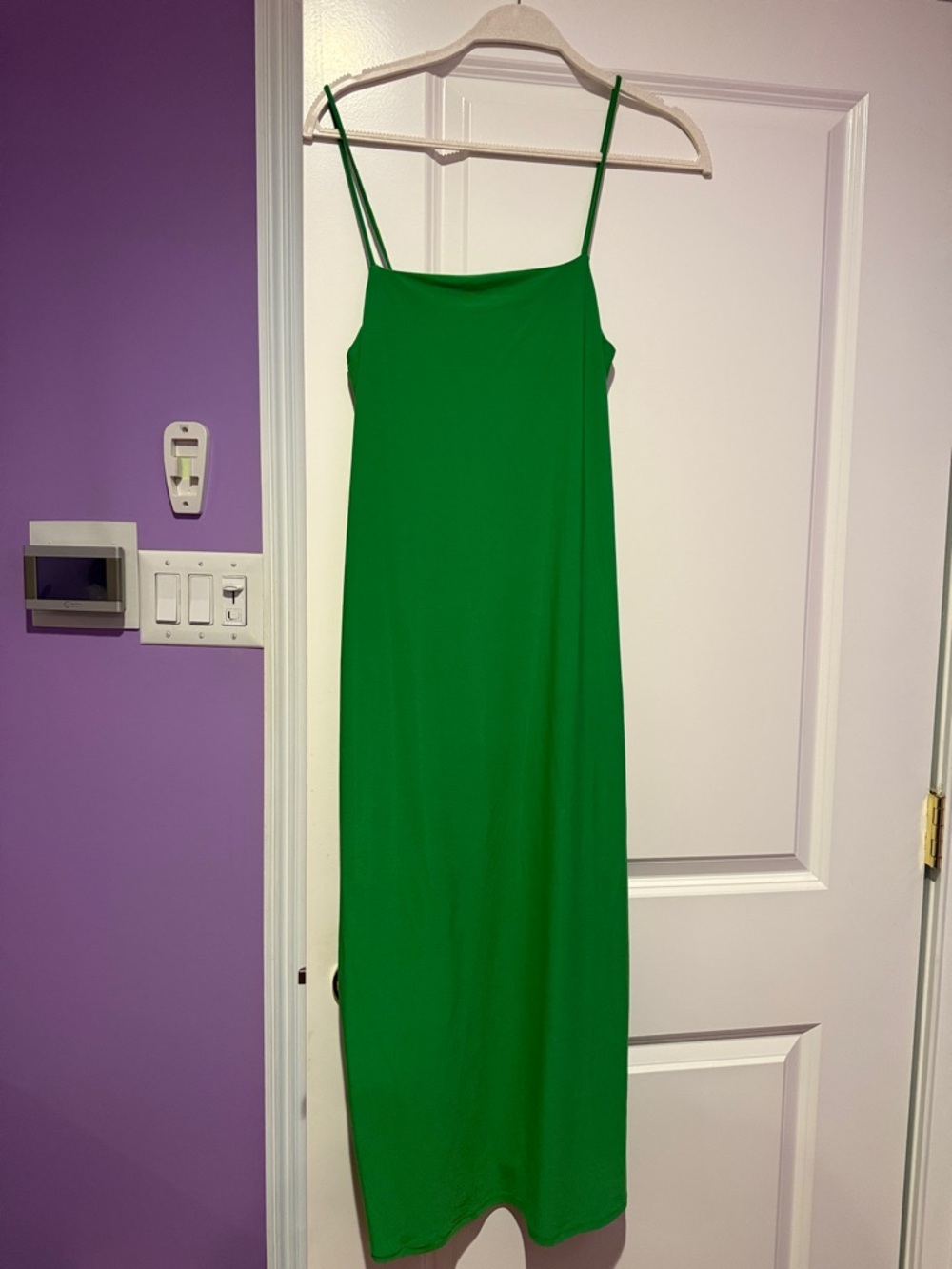 Zara green maxi dress